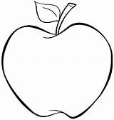 Apple Fruit Clipart Outline Drawing Sketch Simple Drawings Kids Fruits Printable Coloring Paintingvalley Template Clip Drawn Explore Getdrawings Animated Bowl sketch template