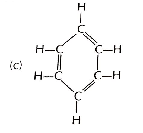 structural formula  benzene  sarthaks econnect largest