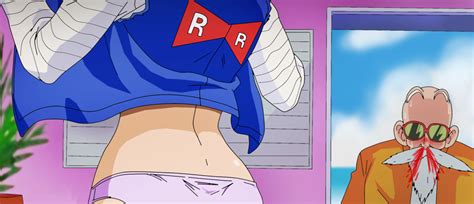 Sexy 18 And Roshi Personnages Féminins De Dragon Ball