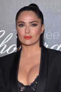 Salma Hayek Stuns In Racy Lingerie And See Through Outfit