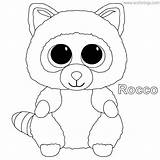 Beanie Boos Rocco Xcolorings Koala Corky Kooky Leona Plushy Ty 1100px sketch template