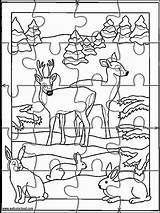 Jigsaw Printables sketch template