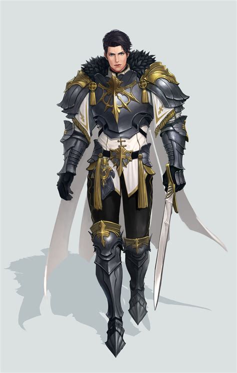 artstation human knight jinju choi anime knight
