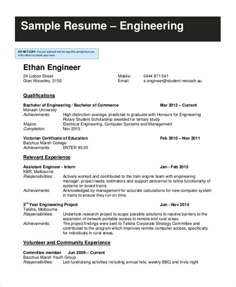 student resume templates