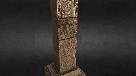 Egyptian Obelisk Game Ready Cgtrader