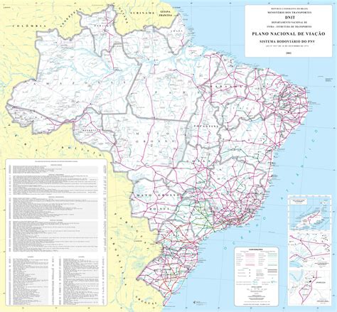 mapa rodoviario  brasil