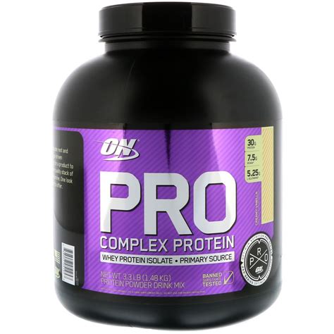 optimum nutrition pro complex protein creamy vanilla  lbs  kg  iherb
