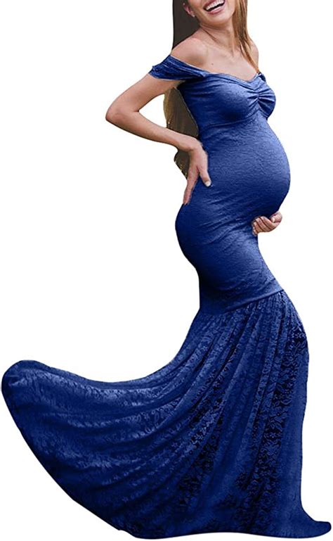 2019 fashion maternity maxi dress pregnancy women sexy off shoulder