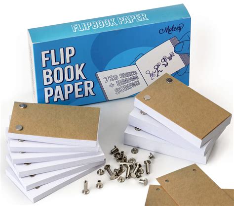 buy blank flip book paper  holes  sheets  pages flipbook