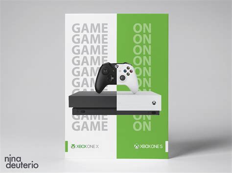 xbox  advertisement layout design  nina deuterio  dribbble