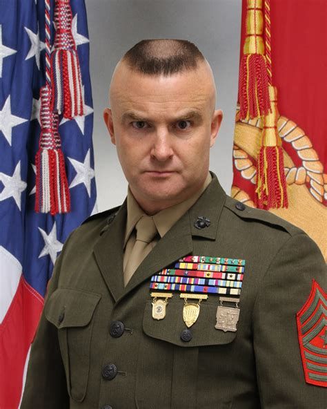 marine corps district leaders sergeant major biography