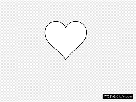 blank heart clipart   cliparts  images  clipground