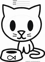 Cartoon Cat Coloring Pages Cats Printable Clipart Library Gif sketch template