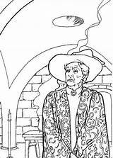 Harry Colouring Mcgonagall sketch template