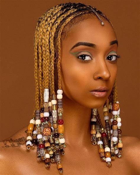 pin by angel mishra on tribal style cornrows with beads natural hair
