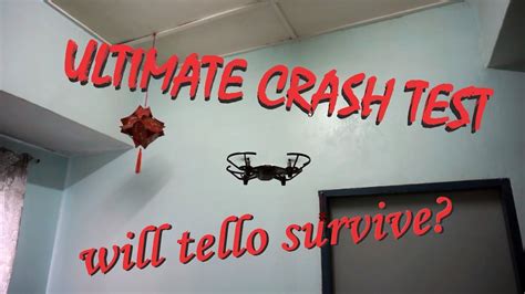 ryzedji tello utlimate test wall ceiling crash  tello survive youtube