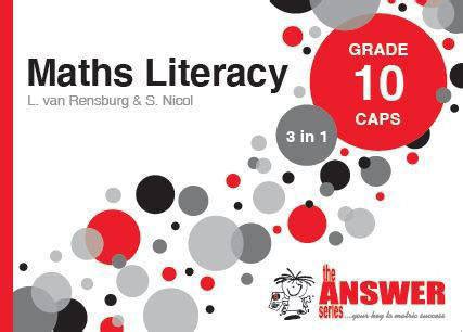 maths literacy grade   answer series  caxton books