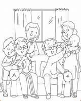 Family Happy Colour Colouring Pages Big Printable Champak Now Print sketch template