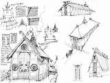 Heorot Drawing Beowulf Garethhinds Sketches sketch template