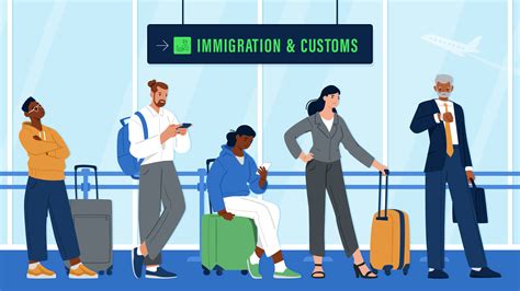 average immigration customs wait times   airport