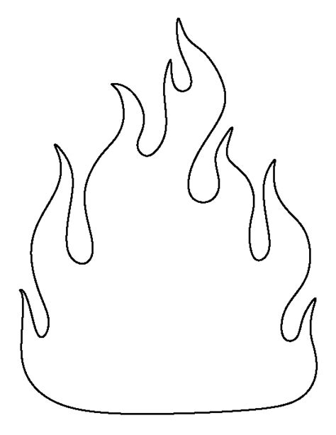 image result  flame  lines  outline images fire crafts fire