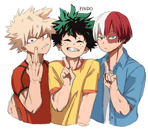 bakugo  deku  todoroki puzzle