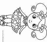 Girl Little Coloring Pages Girls Writers sketch template