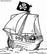 Pirata Barco Barcos Pirate sketch template