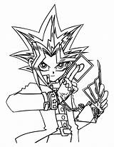 Gi Yu Oh Pages Coloring Yugi Animated Cards Gif Template sketch template