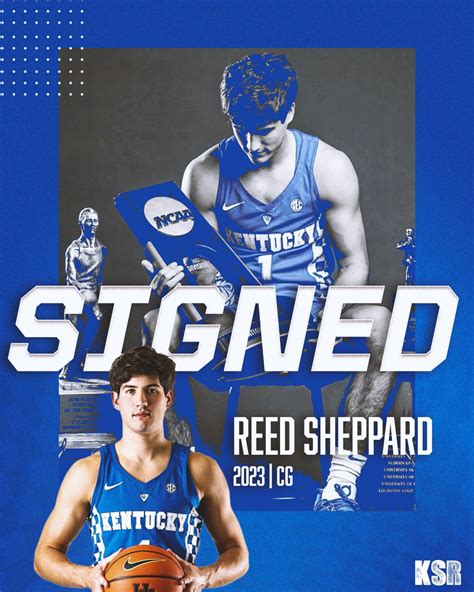 reed sheppard officially signs nli  kentucky mbb