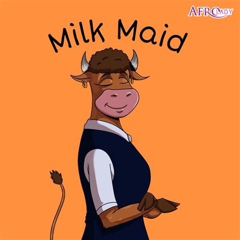 89 Milk Maid Afrolady