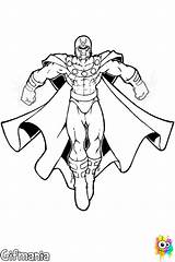 Magneto Coloring Xmen Thor Salvo Pngfind sketch template