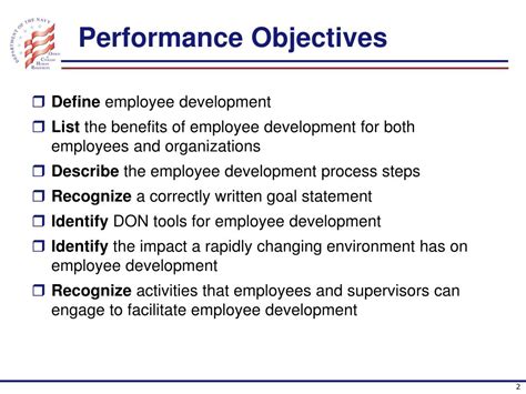 performance objectives powerpoint    id
