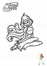 Winx Coloring Pages Club Bloom Girls Fairy Cartoon Colouring Printable Color Tattoo Choose Board Kids sketch template