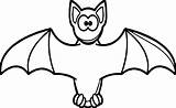 Bat Coloring Vampire Pages Cute Drawing Easy Simple Fruit Cricket Halloween Bats Printable Getcolorings Color Clipartmag Print Draw Getdrawings Cartooon sketch template
