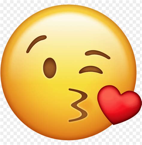 kiss  heart iphone emoji jpg kiss face emoji png image