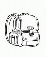 Coloring School Backpack Pages Back Kids Printables Wuppsy Printable Colouring Colors Backpacks Template Choose Board sketch template