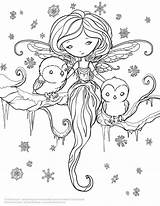 Coloring Pages Fairy Colouring Selina Fenech Books Adult Print Color Drawings Molly Harrison Kids Winter Printable Sheets Anime Cute Digital sketch template