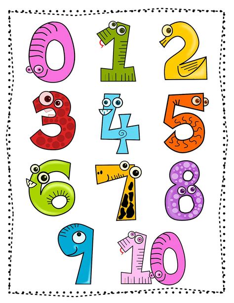 printable picture  numbers  activity