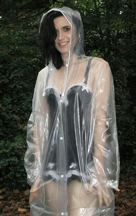 Pin By Dave Kilby On Hoods Up Rainwear Girl Pvc Raincoat Plastic Dress