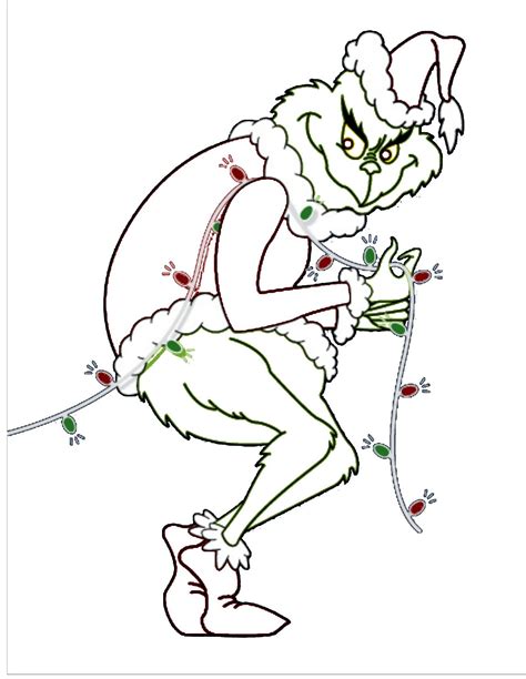 grinch printable template