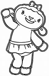 Lambie Mcstuffins sketch template