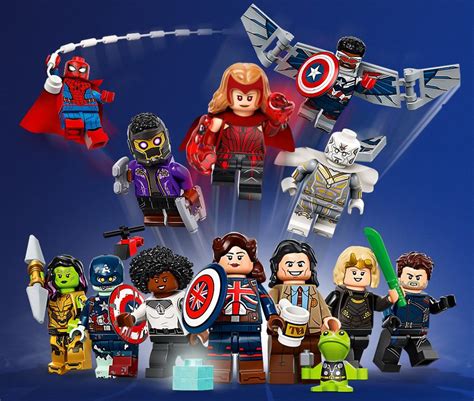 lego marvel studios collectible minifigures  pack    amazon  brick fan