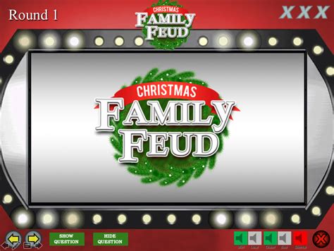 christmas family feud template