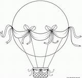 Balloon Air Hot Coloring Printable Pages Template Sheets Para Print Colorir Digital Kids Balão Stamps Clipart Valentines Globo Ar Digi sketch template