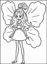 Coloring Thumbelina Pages Colouring Getdrawings Getcolorings Barbie sketch template