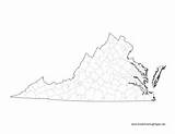 Counties sketch template
