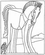 Colorare Ulisse Disegni Odissea Troia Odyssey Coloring Cavallo Polifemo Sketch Scylla Trojan Primaria Scuola Sacred sketch template