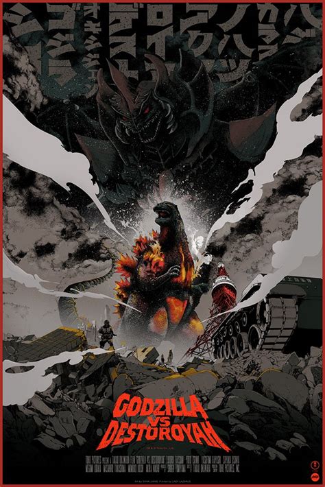 final mondo godzilla posters revealed