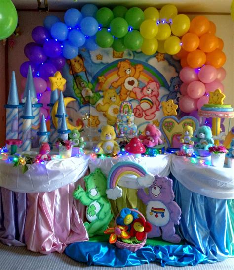 care bear themed birthday party